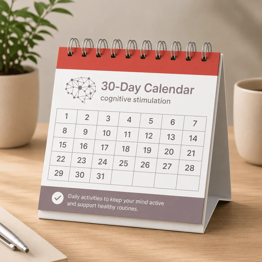 30-Day Brain Training Calendar